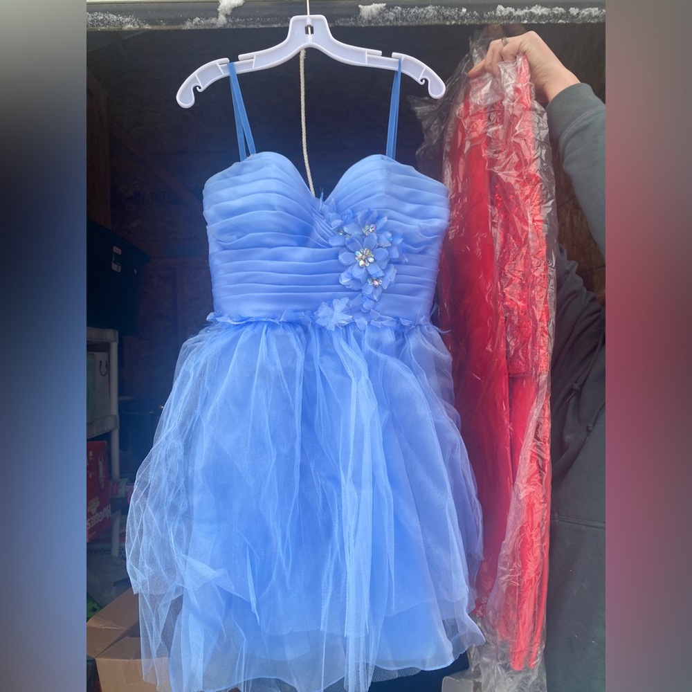 COPY - B’Dazzle Periwinkle Homecoming Dress